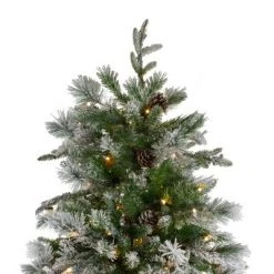 Northlight 6.5' Prelit Artificial Christmas Tree Flocked Mixed Colorado Pine - Clear LED Lights 8 Northlight 6.5' Prelit Artificial Christmas Tree Flocked Mixed Colorado Pine - Clear LED Lights -Christmas Trees Sales Store unnamed file 3532