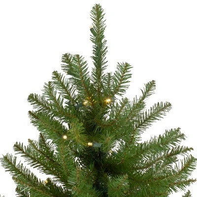 Northlight 6.5' Prelit Artificial Christmas Tree Full Northern Pine - Warm Clear LED Lights 2 Northlight 6.5' Prelit Artificial Christmas Tree Full Northern Pine - Warm Clear LED Lights - Image 2