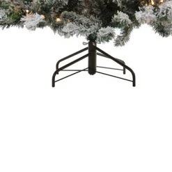 Northlight 7.5' Prelit Artificial Christmas Tree Flocked Natural Emerald - Warm Clear Lights -Christmas Trees Sales Store unnamed file 3638