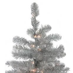 Northlight 7.5' PrelitArtificial Christmas Tree Full Metallic Pine - Clear Lights