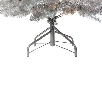 Northlight 7.5' PrelitArtificial Christmas Tree Full Metallic Pine - Clear Lights 2 Northlight 7.5' PrelitArtificial Christmas Tree Full Metallic Pine - Clear Lights - Image 2