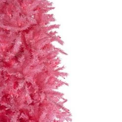Northlight 7.5' Pre-Lit Pink Tinsel Slim Artificial Christmas Tree - Pink Lights 6 Northlight 7.5' Pre-Lit Pink Tinsel Slim Artificial Christmas Tree - Pink Lights -Christmas Trees Sales Store unnamed file 3690