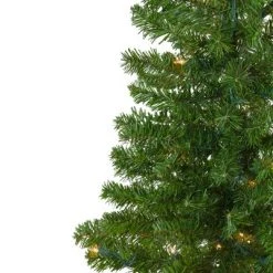 Northlight 7.5' Prelit Artificial Christmas Tree Canadian Pine - Clear Lights -Christmas Trees Sales Store unnamed file 3699