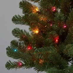 4' Pre-Lit Alberta Spruce Potted Artificial Christmas Tree Multicolor Lights - Wondershop™