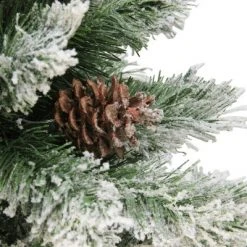 Northlight 7' Flocked Angel Pine Artificial Christmas Tree - Unlit