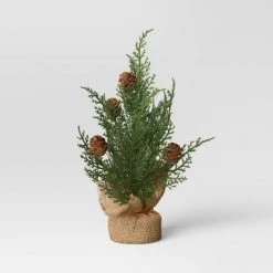Cedar Artificial Tree with Pinecones Green/Brown - Threshold™ -Christmas Trees Sales Store unnamed file 372