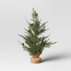 Cedar Artificial Tree with Pinecones Green/Brown - Threshold™ -Christmas Trees Sales Store unnamed file 373