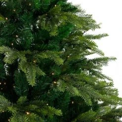 Northlight 6.5' Pre-Lit Woodcrest Pine Artificial Christmas Tree - Clear Lights -Christmas Trees Sales Store unnamed file 3794