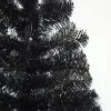 Northlight 4' Unlit Artificial Christmas Tree Slim Black Tinsel