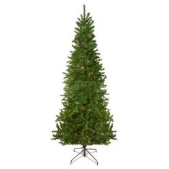Northlight 9' Prelit Artificial Christmas Tree Canadian Pine Pencil - Clear Lights