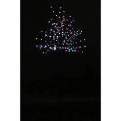 Northlight 6' Prelit LED Cherry Blossom Flower Tree Multi Color Lights
