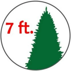 Home Heritage 7 Foot Frosted Alpine Quick Set Flocked Christmas Tree with Lights -Christmas Trees Sales Store unnamed file 3885