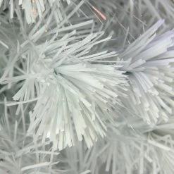 Northlight 4' Pre-Lit Medium White Iridescent Fiber Optic Artificial Christmas Tree, Blue LED Lights -Christmas Trees Sales Store unnamed file 3903