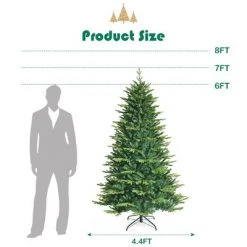 Costway 6ft7ft8ft App-Controlled Pre-lit Christmas Tree Multicolor Lights w/ 15 Modes 14 Costway 6ft7ft8ft App-Controlled Pre-lit Christmas Tree Multicolor Lights w/ 15 Modes -Christmas Trees Sales Store unnamed file 3906