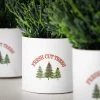 Sullivans Artificial Potted Cypress Evergreen Trio Multicolor 12"H Set of 3