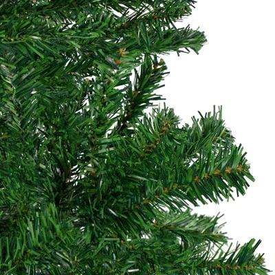 Northlight 6' Unlit Artificial Christmas Tree Medium Mixed Green Pine 2 Northlight 6' Unlit Artificial Christmas Tree Medium Mixed Green Pine - Image 2