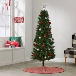 6' Unlit Slim Alberta Spruce Artificial Christmas Tree - Wondershop™