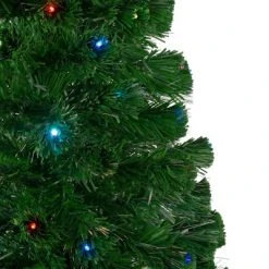 Northlight 4' Prelit Artificial Christmas Tree LED Color Changing Fiber Optic with Star Tree Topper - Multicolor Lights -Christmas Trees Sales Store unnamed file 4000
