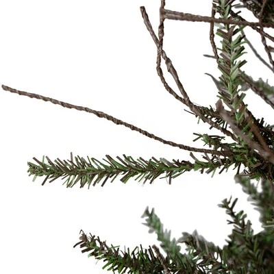 Northlight 3' Unlit Artificial Christmas Tree Warsaw Twig in Burlap Base 3 Northlight 3' Unlit Artificial Christmas Tree Warsaw Twig in Burlap Base - Image 3