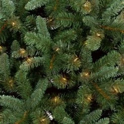 7.5' Pre-Lit Douglas Fir Artificial Christmas Tree Clear Lights with AutoConnect - Wondershop™