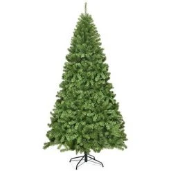 Costway 6Ft/7.5Ft/9Ft Unlit Hinged PVC Artificial Christmas Tree Premium Spruce Tree w/ 928 Tips/1346 Tips/2094 Tips -Christmas Trees Sales Store unnamed file 4130