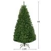 Costway Pre-Lit Artificial Christmas Tree 5Ft Hinged 150 LED Lights