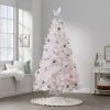 6.5' Pre-Lit White Alberta Artificial Christmas Tree Clear Lights - Wondershop™