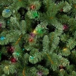 7.5' Pre-Lit Douglas Fir Artificial Christmas Tree Multicolor Lights with AutoConnect - Wondershop™