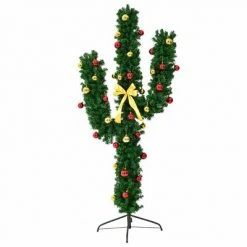 Costway 7Ft Pre-Lit Cactus Christmas Tree LED Lights Ball Ornaments 13 Costway 7Ft Pre-Lit Cactus Christmas Tree LED Lights Ball Ornaments -Christmas Trees Sales Store unnamed file 4240