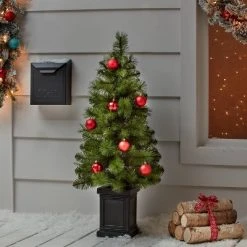 3.5' Unlit Douglas Fir Potted Artificial Christmas Tree - Wondershop™