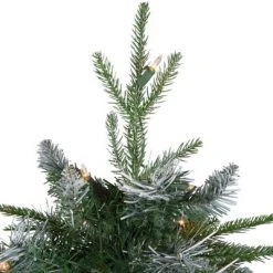 Northlight 4' Pre-Lit Frosted Mixed Berry Pine Artificial Christmas Tree in Pot - Clear Lights -Christmas Trees Sales Store unnamed file 4276