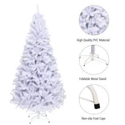 Costway 6/7.5/9Ft Hinged Artificial Christmas Tree Premium Pine Tree -Christmas Trees Sales Store unnamed file 4301