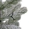 Northlight 2' B/O Potted Frosted Pine Medium Artificial Christmas Tree in a Burlap Pot- Warm White Lights
