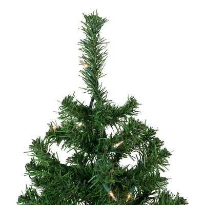 Northlight 3' Pre-Lit Green Medium Niagara Pine Artificial Christmas Tree - Clear Lights 2 Northlight 3' Pre-Lit Green Medium Niagara Pine Artificial Christmas Tree - Clear Lights - Image 2