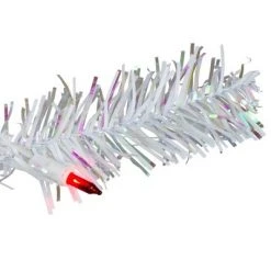 Northlight 4' Pre-lit White Iridescent Pine Artificial Christmas Tree - Multi Lights -Christmas Trees Sales Store unnamed file 4375