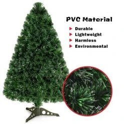Costway Pre-Lit Fiber Optic Artificial PVC Christmas Tree Tabletop 3Ft 10 Costway Pre-Lit Fiber Optic Artificial PVC Christmas Tree Tabletop 3Ft -Christmas Trees Sales Store unnamed file 4412