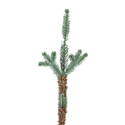 Northlight 4' Snow Covered Frosted Pine Artificial Christmas Tree with Jute Base – Unlit 4 Northlight 4' Snow Covered Frosted Pine Artificial Christmas Tree with Jute Base – Unlit - Image 4