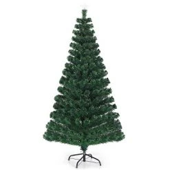 Costway 5'/6'/7'Pre-Lit Fiber Optic Christmas Tree 180/230/280 Lights Top Star 19 Costway 5'/6'/7'Pre-Lit Fiber Optic Christmas Tree 180/230/280 Lights Top Star -Christmas Trees Sales Store unnamed file 4464