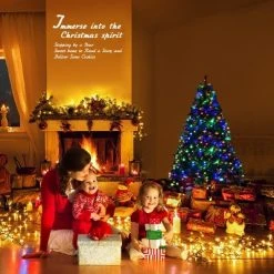 Costway 4Ft Pre-Lit Artificial Christmas Tree Hinged 100 LED Lights -Christmas Trees Sales Store unnamed file 4608