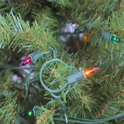 Northlight 4' Pre-Lit Northern Pine Full Artificial Christmas Tree - Multicolor Lights 1 Northlight 4' Pre-Lit Northern Pine Full Artificial Christmas Tree - Multicolor Lights