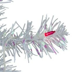 Northlight 3' Pre-lit Rockport White Pine Artificial Christmas Tree, Pink Lights