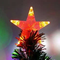 HOMCOM Artificial Christmas Tree Multi-Colored Fiber Optic LED Pre-Lit Holiday Decoration 14 HOMCOM Artificial Christmas Tree Multi-Colored Fiber Optic LED Pre-Lit Holiday Decoration -Christmas Trees Sales Store unnamed file 485