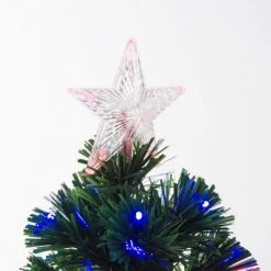 HOMCOM Artificial Christmas Tree Multi-Colored Fiber Optic LED Pre-Lit Holiday Decoration 16 HOMCOM Artificial Christmas Tree Multi-Colored Fiber Optic LED Pre-Lit Holiday Decoration -Christmas Trees Sales Store unnamed file 487