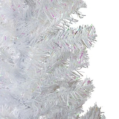 Northlight 4' White Iridescent Pine Artificial Christmas Tree - Unlit 1 Northlight 4' White Iridescent Pine Artificial Christmas Tree - Unlit