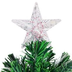 Costway 4FT Pre-Lit Fiber Optic Christmas Tree Multicolor Lights -Christmas Trees Sales Store unnamed file 4903