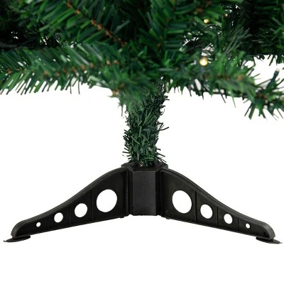 Costway 4Ft Pre-Lit Charlie Pine Christmas Tree Plastic Led Lights 6 Costway 4Ft Pre-Lit Charlie Pine Christmas Tree Plastic Led Lights - Image 6