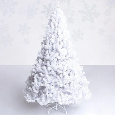 Costway 5Ft Artificial PVC Christmas Tree W/Stand Holiday Season Indoor Outdoor White 1 Costway 5Ft Artificial PVC Christmas Tree W/Stand Holiday Season Indoor Outdoor White