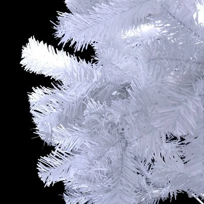 Costway 5Ft Artificial PVC Christmas Tree W/Stand Holiday Season Indoor Outdoor White 5 Costway 5Ft Artificial PVC Christmas Tree W/Stand Holiday Season Indoor Outdoor White - Image 5