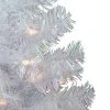 Northlight 2' Pre-lit White Iridescent Pine Artificial Christmas Tree - Clear Lights