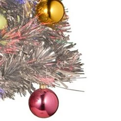 National Tree Company Fireworks 32-Inch Fiber Optic Tinsel Artificial Christmas Tree Holiday Tree Decoration with 18 Shiny Ornament Balls, Silver 7 National Tree Company Fireworks 32-Inch Fiber Optic Tinsel Artificial Christmas Tree Holiday Tree Decoration with 18 Shiny Ornament Balls, Silver -Christmas Trees Sales Store unnamed file 5016